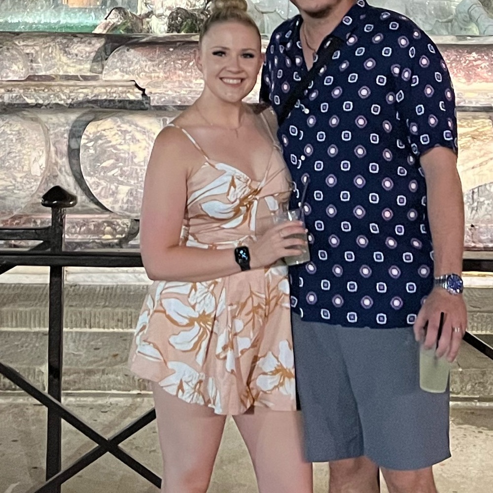 Blythe Floral Cut-Out Romper Size M